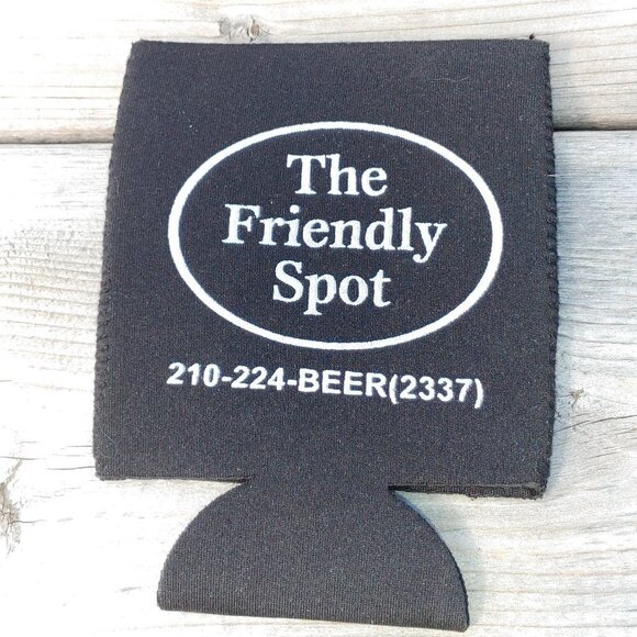 The Friendly Spot Beer Koozies Texas PAIR - Picture 2 of 2